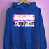 Assume Nothing Genderfluid Pride Flag Hoodie - Royal Blue